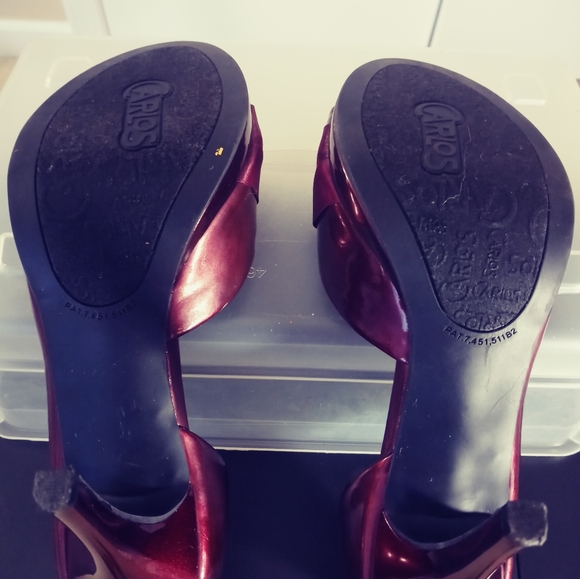 Carlos Santana Maroon Heels - Picture 8 of 10